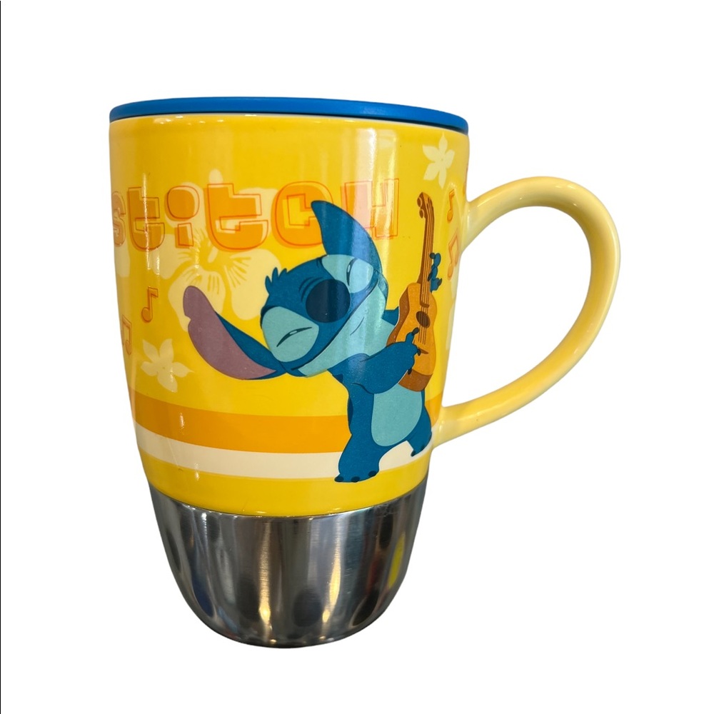 Disney Stitch travel mug with lid